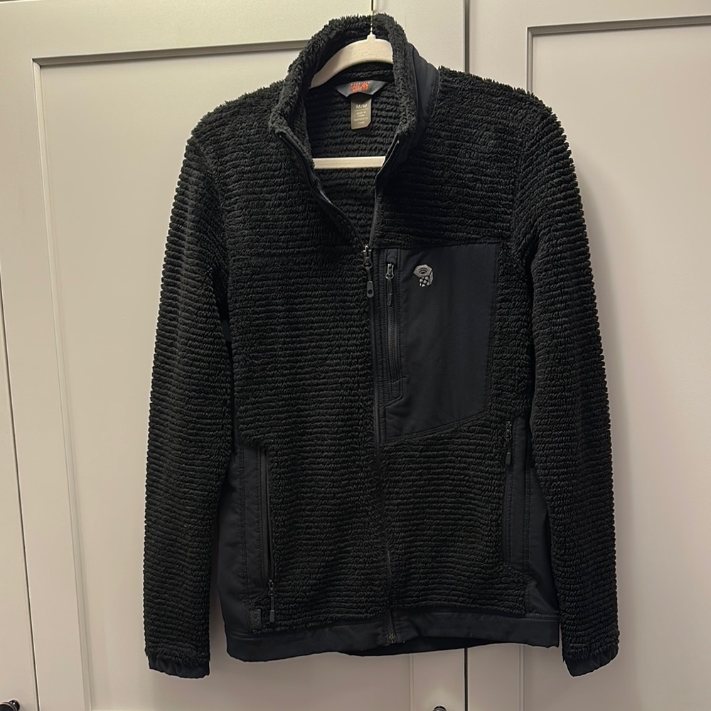 Mountain Hardwear Full Zip Monkey Fleece - Men’s M Black